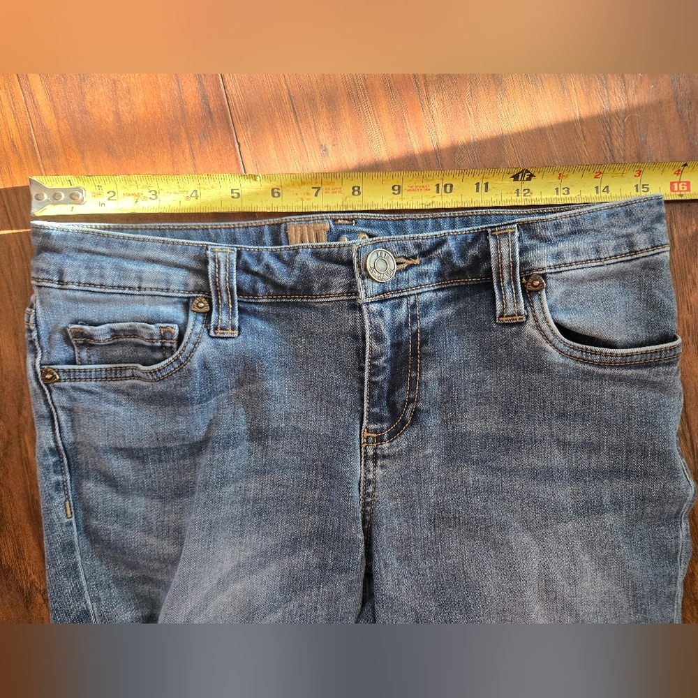 Kut From The Kloth Raw Hem Skinny Jean Size 8 - Picture 8 of 10